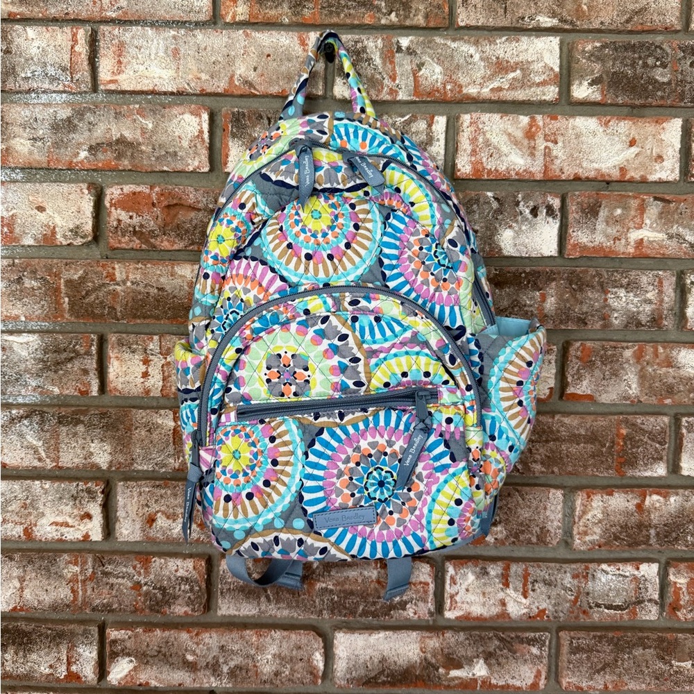 Vera Bradley - Colorful Mandala Quilted Backpack